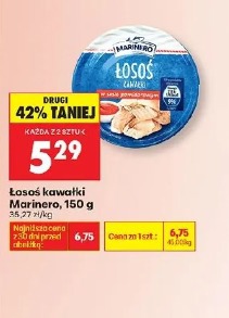 Łosoś kawałki Marinero