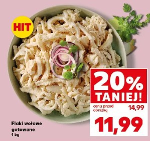 Flaki wołowe gotowane