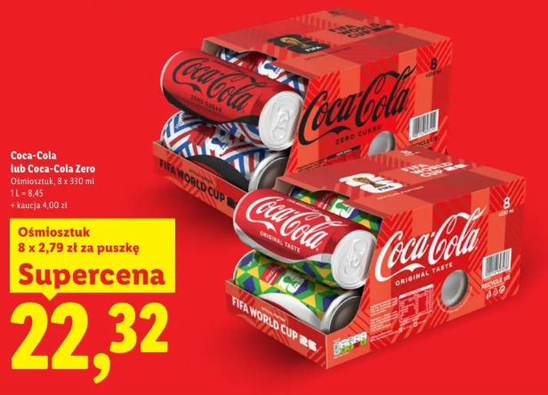 Coca-Cola lub Coca-Cola Zero