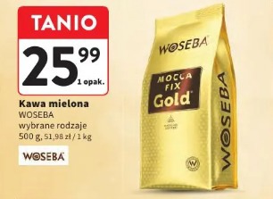 Woseba Mocca Fix Gold kawa mielona