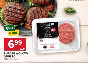 Burger wołowy O!Mięso