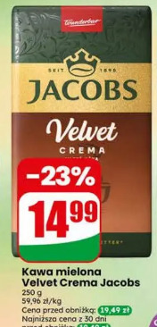 Kawa mielona Velvet Crema Jacobs