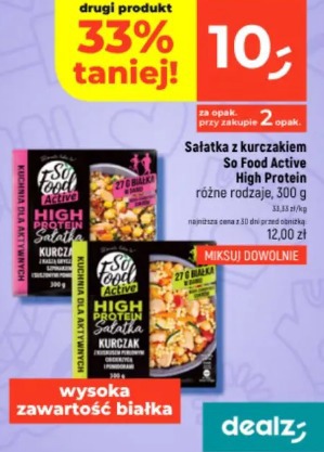 Sałatka z kurczakiem So Food Active High Protein