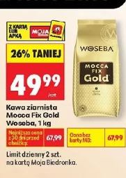 Kawa ziarnista Mocca Fix Gold Woseba