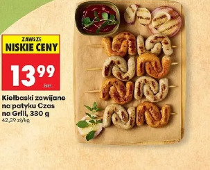 Kiełbaski zawijane na patyku Czas na Grill