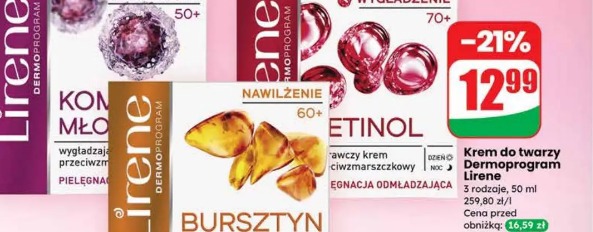 Lirene krem do twarzy Dermoprogram
