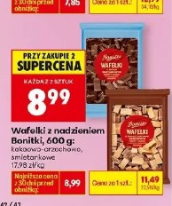 Wafelki z nadzieniem Bonitki