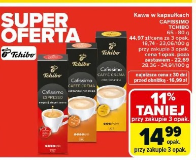 Kawa w kapsułkach CAFISSIMO TCHIBO