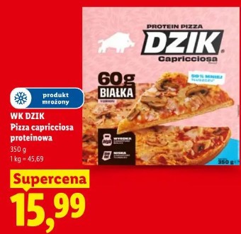 Wk Dzik Pizza capricciosa proteinowa