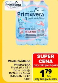Primavera woda źródlana