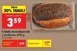 Chleb nowodworski z makiem