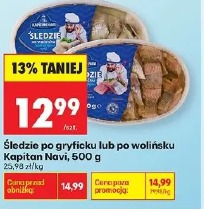 Śledzie po gryficku lub po wolińsku Kapitan Navi