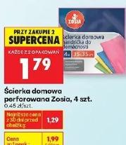 Ścierka domowa perforowana Zosia, 4 szt.