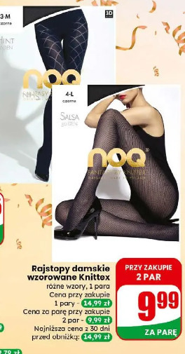 Rajstopy damskie wzorowane Knittex