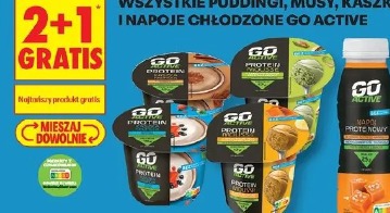 Wszystkie puddingi, musy, kaszki i napoje chłodzone Go Active