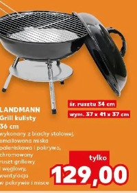 Landmann Grill kulisty 36 cm