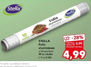 Stella Folia aluminiowa z tłoczeniem