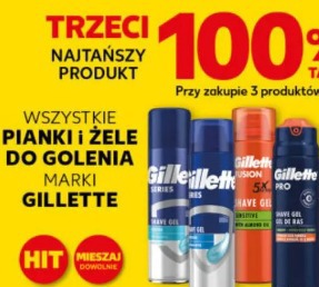 Wszystkie pianki i żele do golenia marki Gillette