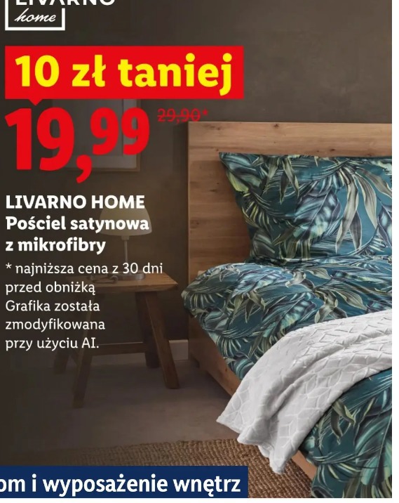 Livarno Home Pościel satynowa z mikrofibry
