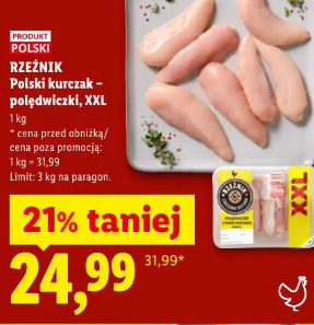 Rzeźnik Polski kurczak - polędwiczki, XXL