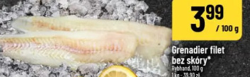 Grenadier filet bez skóry Ryband