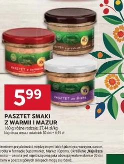 Pasztet smaki z Warmii i Mazur