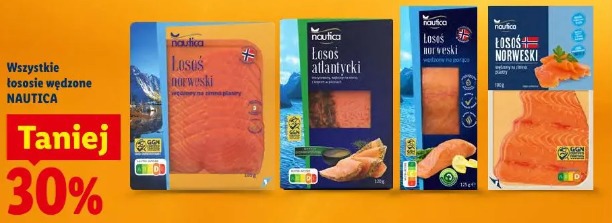 Wszystkie łososie wędzone NAUTICA