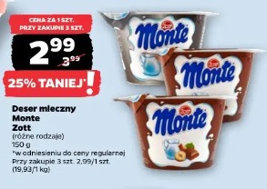 Deser mleczny Monte Zott