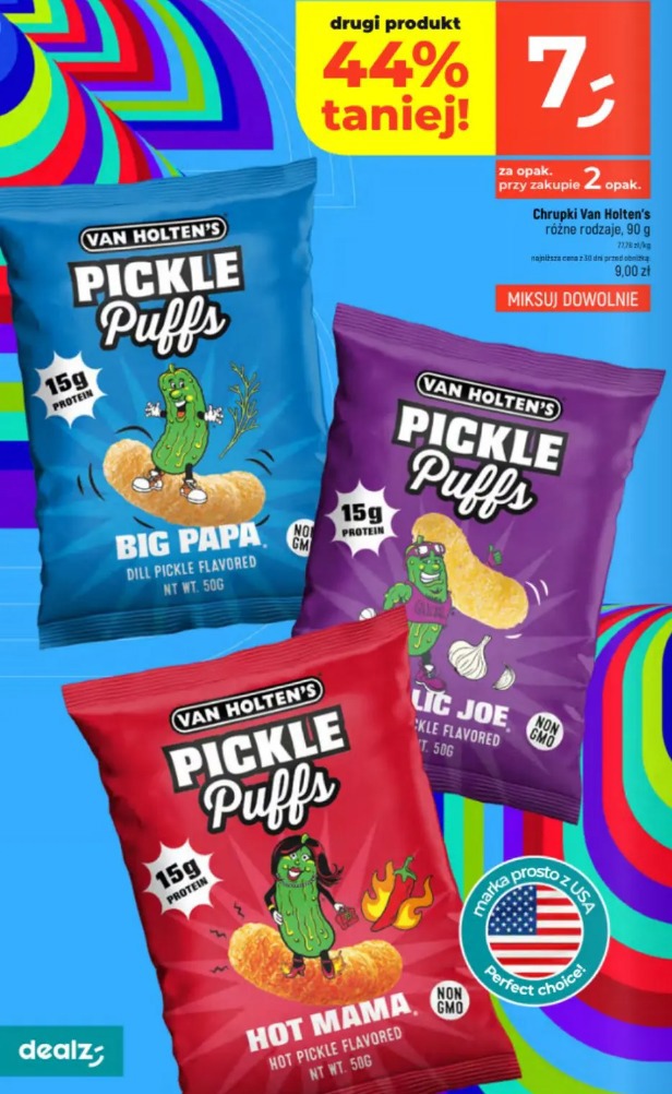 Chrupki Van Holten's Pickle Puffs