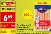 Parówki z szynki Kraina Wędlin Mega Paka