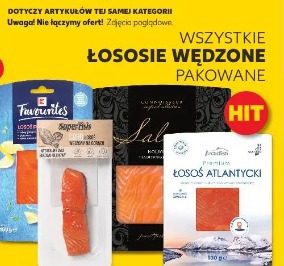 Wszystkie łososie wędzone pakowane