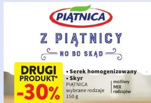Serek homogenizowany Piątnica wybrane rodzaje