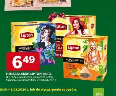 Herbata eksp. Lipton Ekipa