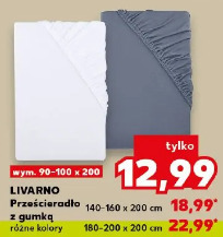 Livarno Prześcieradło z gumką