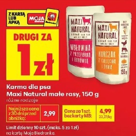 Karma dla psa Maxi Natural małe rasy