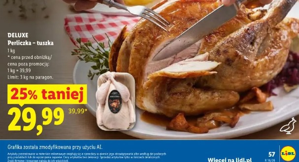 Deluxe Perliczka - tuszka