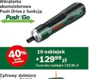Wkrętarka akumulatorowa Push Drive z funkcją Push&Go Bosch
