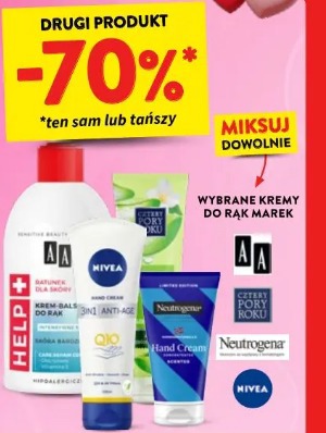 AA, Nivea, Neutrogena, Cztery Pory Roku wybrane kremy do rąk marek