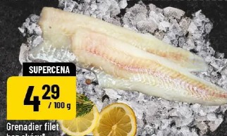 Grenadier filet bez skóry