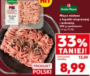 Mięso mielone z łopatki wieprzowej i wołowiny