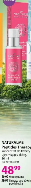 Naturalme Peptides Therapy koncentrat do twarzy ujędrniający skórę