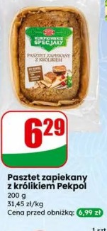 Pasztet zapiekany z królikiem Pekpol