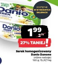 Serek homogenizowany Danio Danone