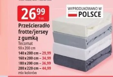 Prześcieradło frotte/jersey z gumką Texcomat