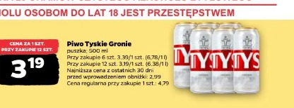 Piwo Tyskie Gronie