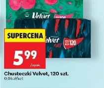 Chusteczki Velvet, 120 szt.