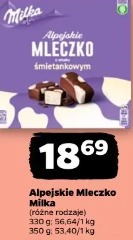 Alpejskie Mleczko Milka