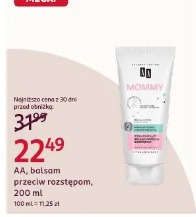 AA, balsam przeciw rozstępom