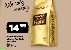 Kawa mielona Mocca Fix Gold Woseba
