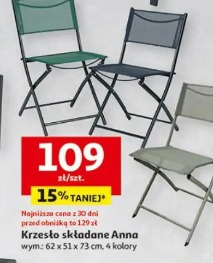 Krzesło składane Anna